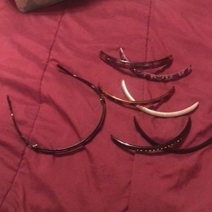 Headband with interchangeable designs.